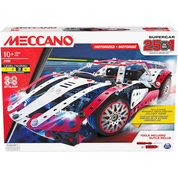 Meccano Multi Model Supercar Set - Brain Spice