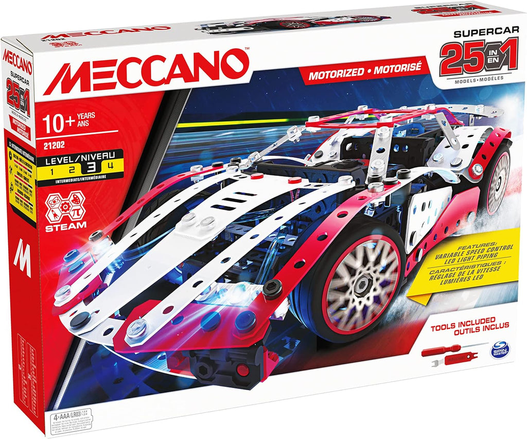 Meccano Multi Model Supercar Set - Brain Spice