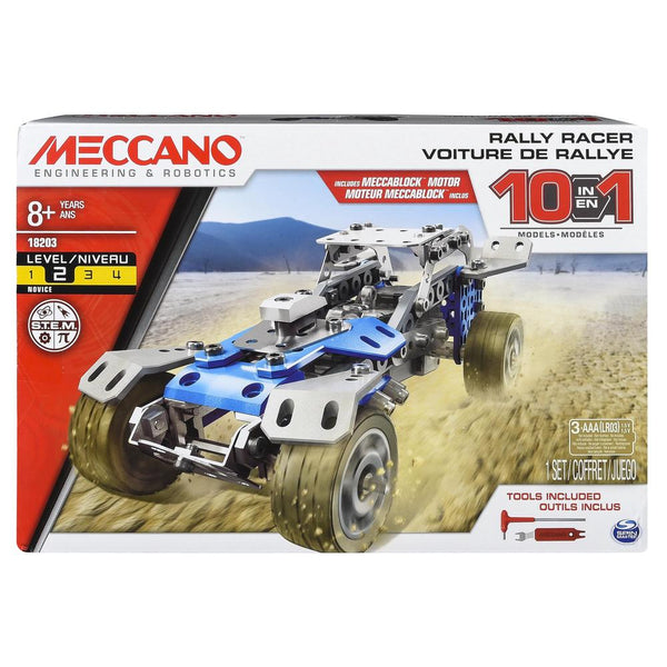 Meccano Rally Racer - 10 Model Set - Brain Spice