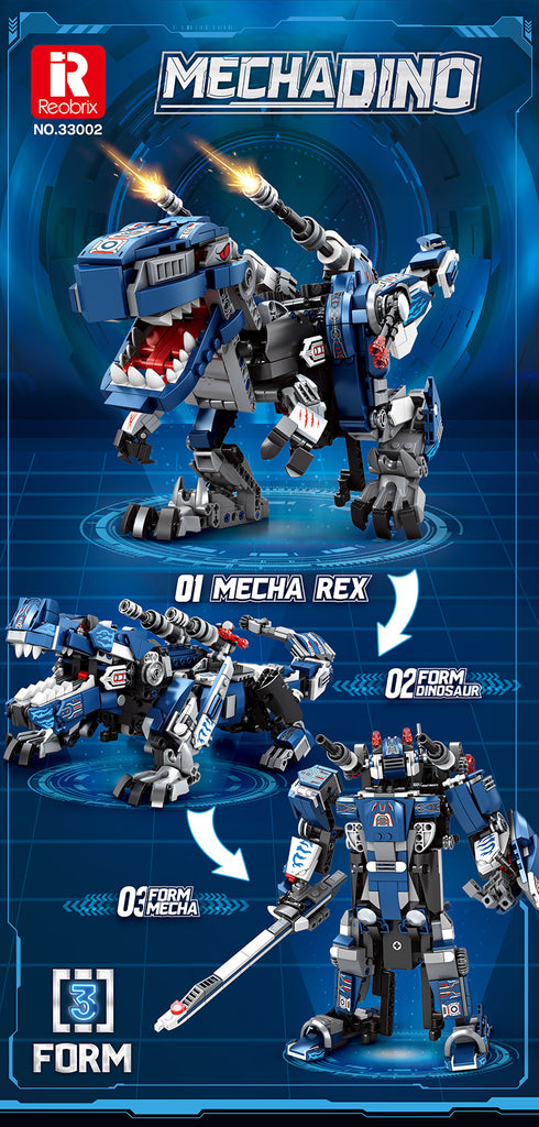 Mecha Dino T-Rex - 940pc - Brain Spice