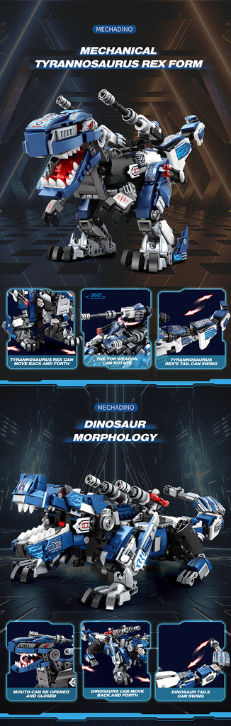 Mecha Dino T-Rex - 940pc - Brain Spice