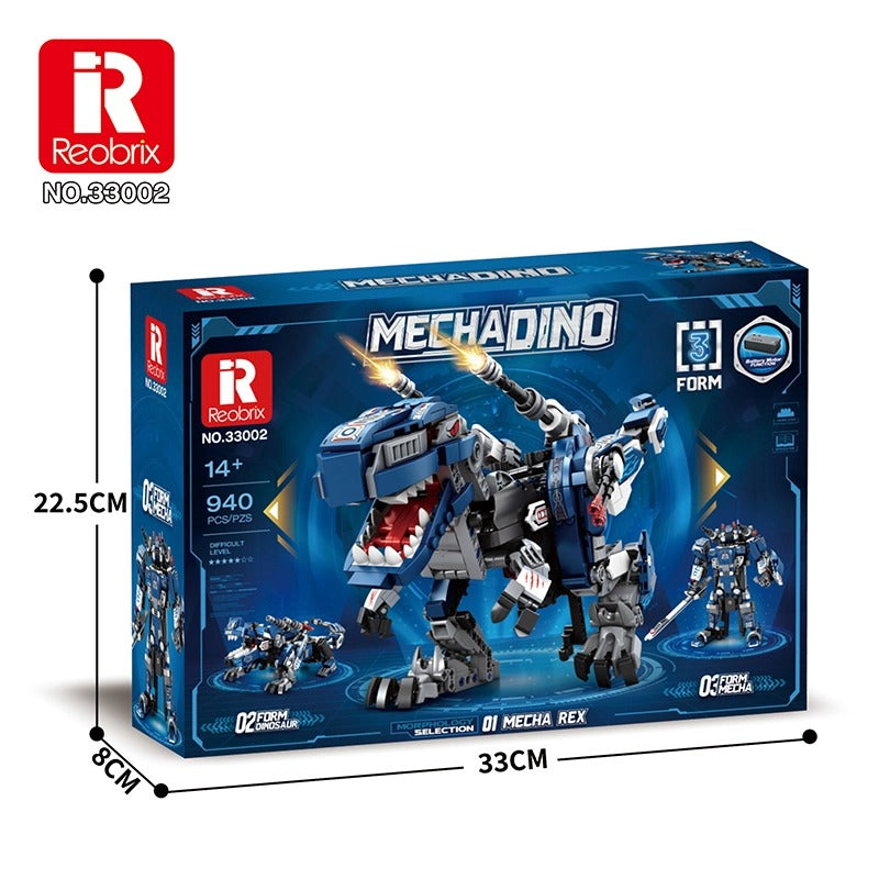 Mecha Dino T-Rex - 940pc - Brain Spice