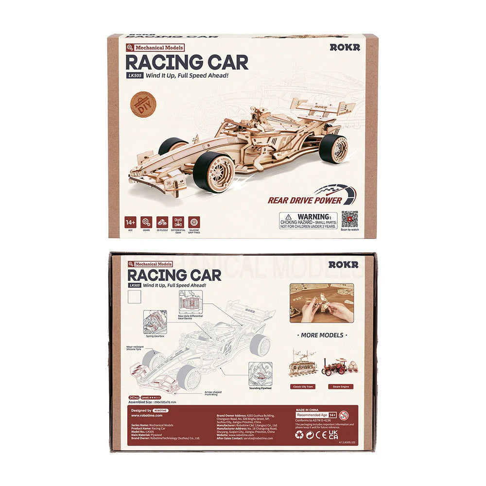 Mechanical Models F1 Racing Car - Brain Spice