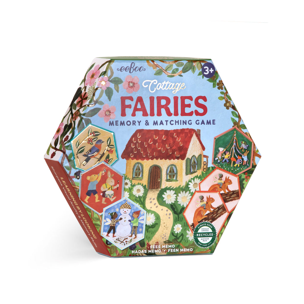 Memory Match Game - Cottage Fairies - Brain Spice