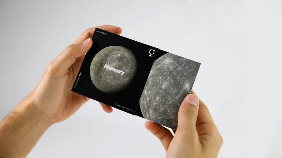Mercury Flipbook - The Solar System Collection - Brain Spice