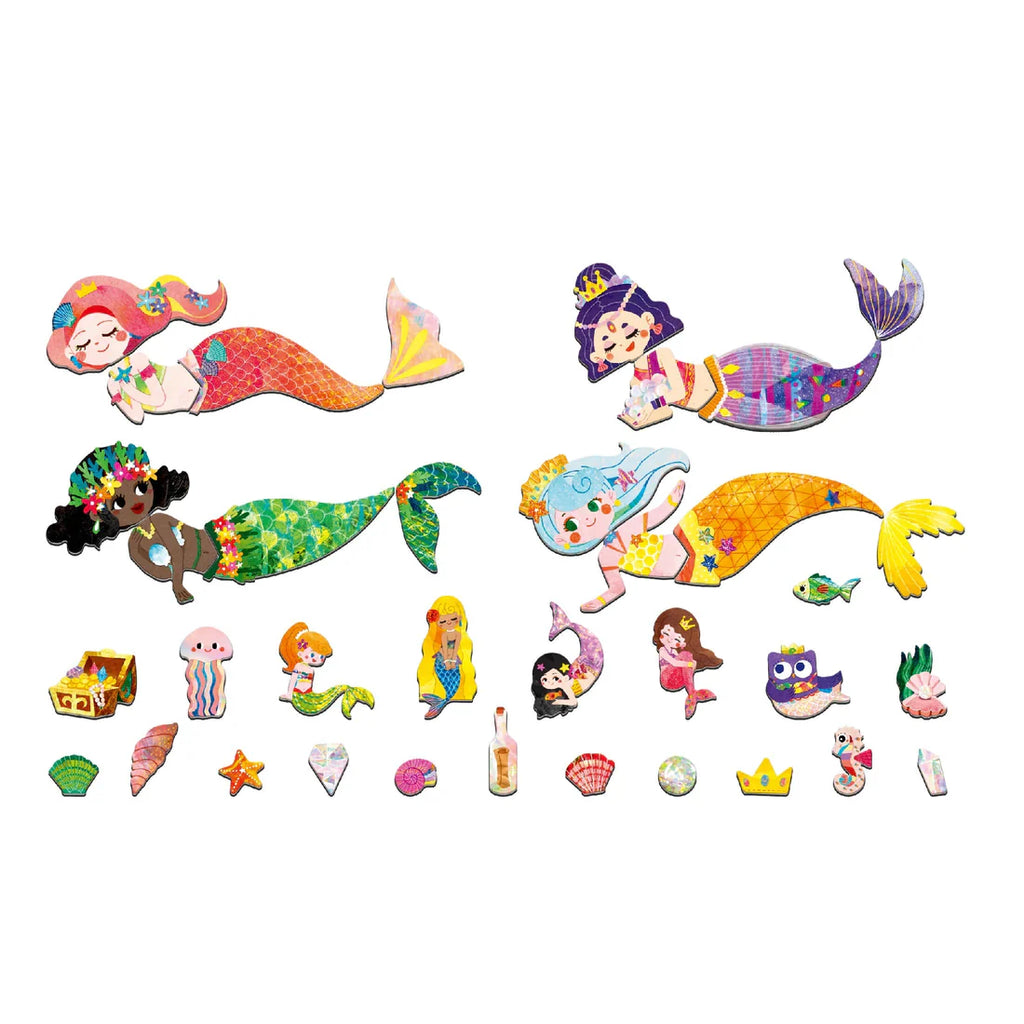 Mermaids - Travel Magnetic Puzzle Box - Brain Spice