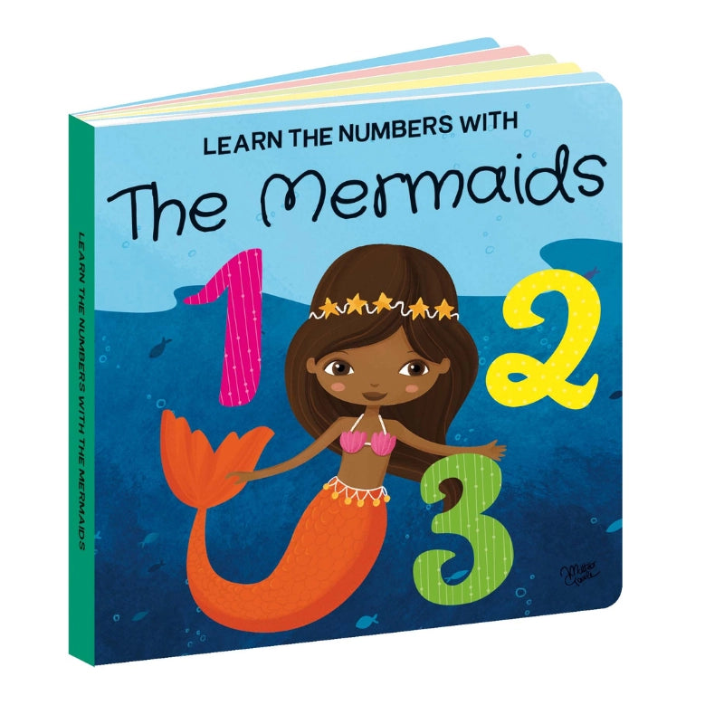 Mermaids 3D Puzzle & Book Set - 40pc - Sassi Learn Numbers - Brain Spice