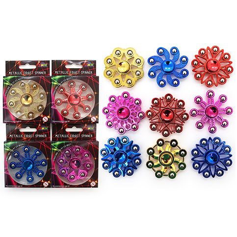 Metallic Fidget Spinner - Brain Spice