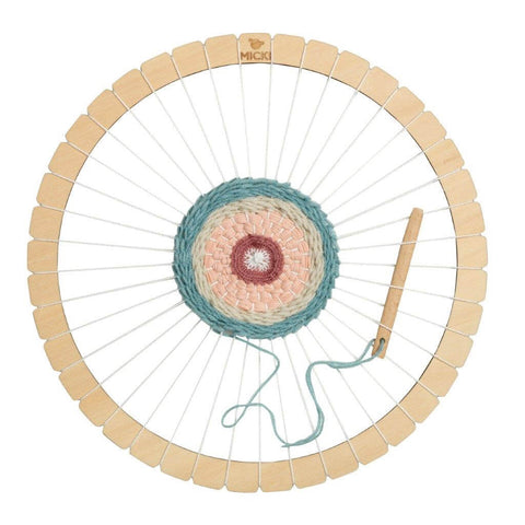 Micki - Wooden Round Weaving Frame 30cm - Brain Spice