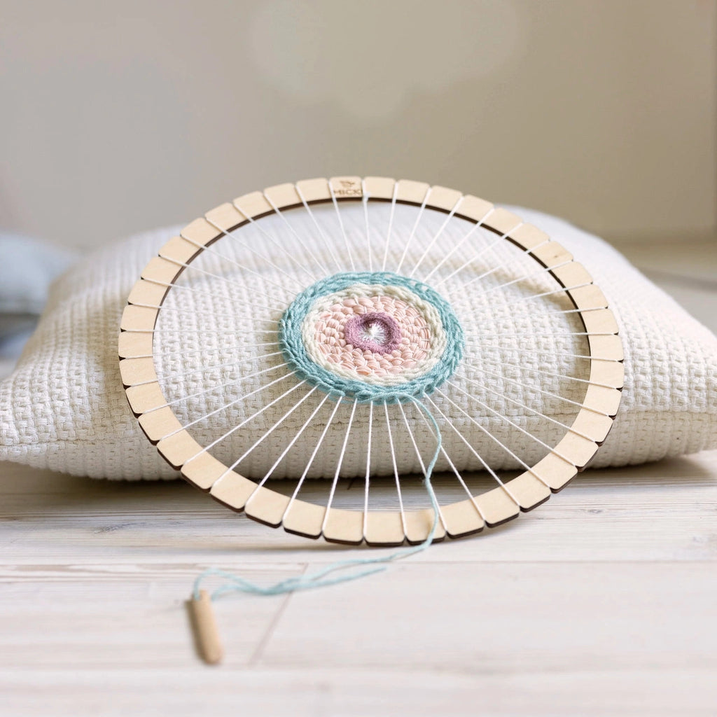 Micki - Wooden Round Weaving Frame 30cm - Brain Spice
