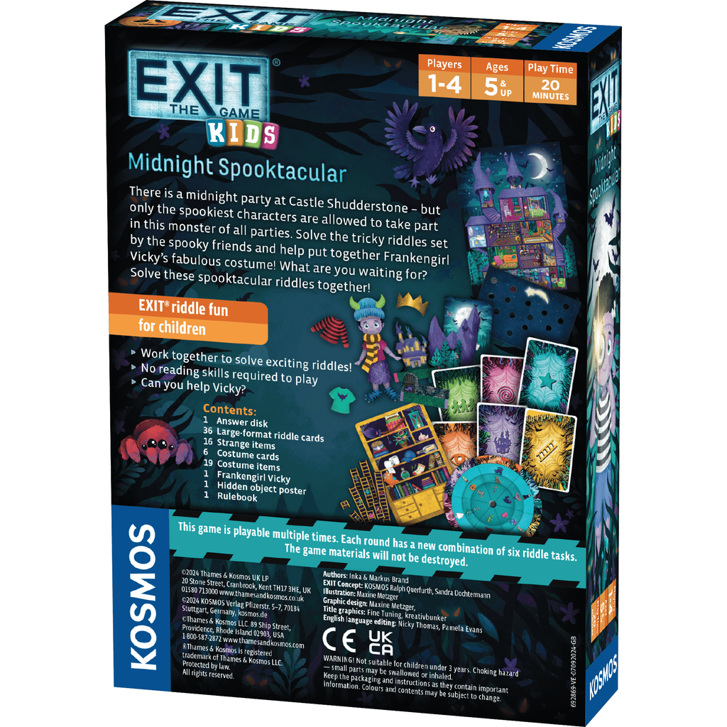 Midnight Spooktacular - Kids - Exit the Game - Brain Spice