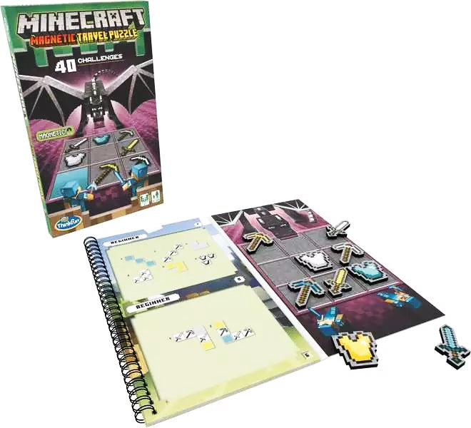 Minecraft Magnetic Travel Puzzle - Brain Spice