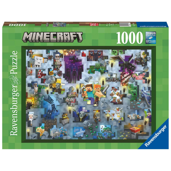 Minecraft Mobs Puzzle - 1000pc - Brain Spice