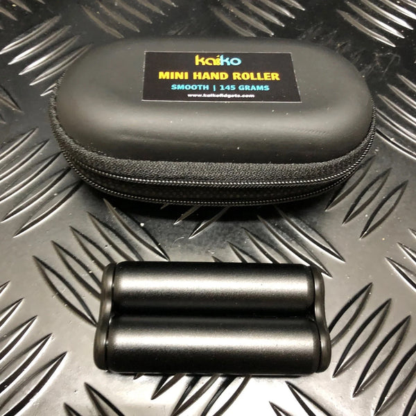 Mini Metal Hand Roller - Black - 145g - Brain Spice
