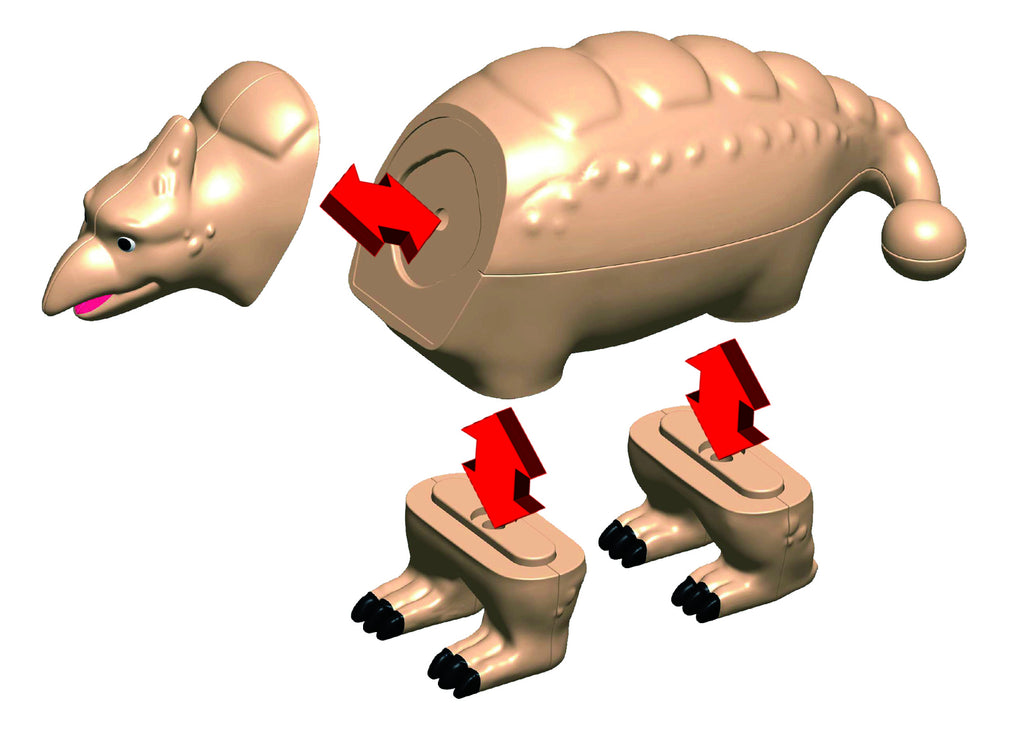 Mini Mix or Match - Dinosaurs SET 2 - Brain Spice