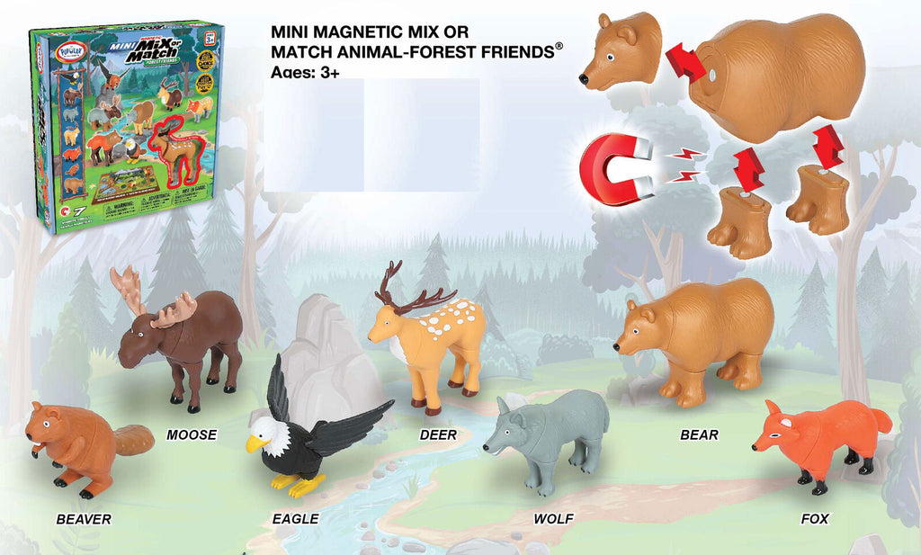 Mini Mix or Match - Woodland Animals - Brain Spice