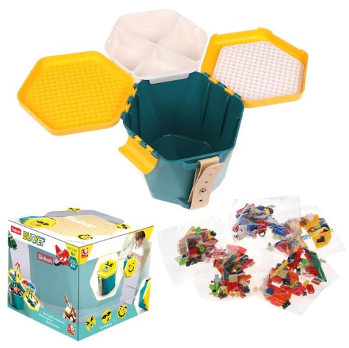 Model Bricks Boys Bucket - 334pc - Brain Spice