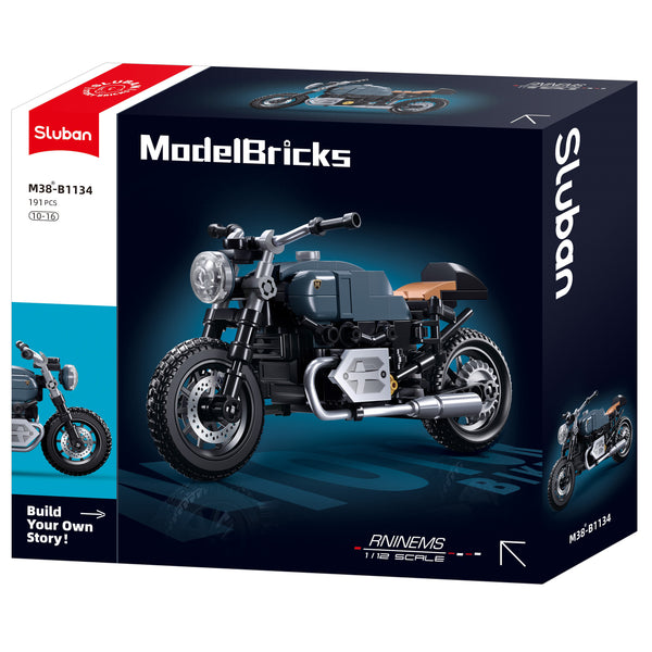 Model Bricks Motor Bike - 191pc - Brain Spice
