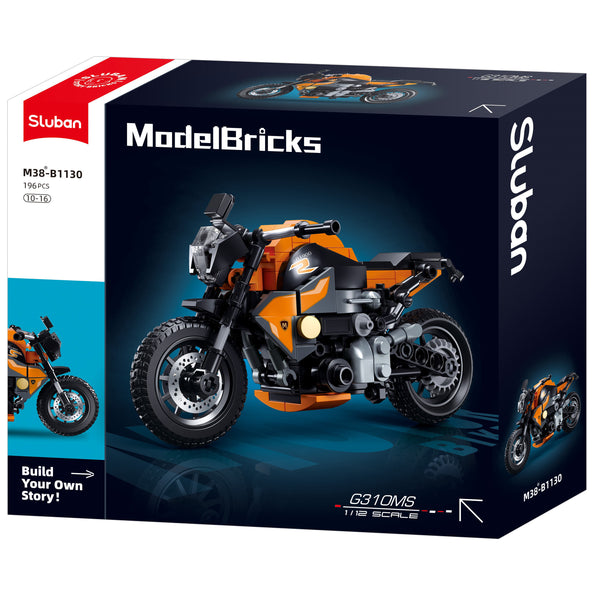 Model Bricks Motor Bike G310ms - 196pc - Brain Spice