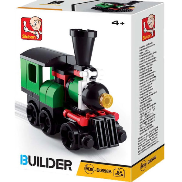 Model Bricks Builder Train - 54pc - Brain Spice