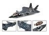 Model Bricks J20 Stealth Aircraft Metal Coating SCALE 1:44 - 1007pc - Brain Spice