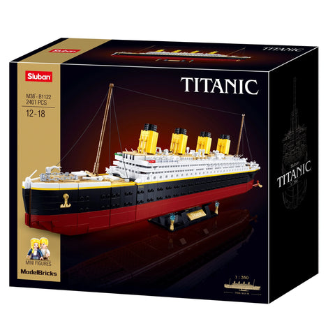 Model Bricks Titanic Big Scale 1:350 - 2401pc - Brain Spice