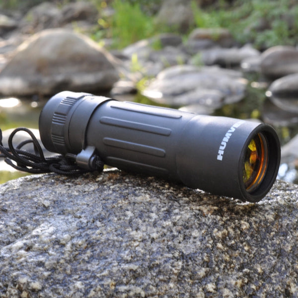 Monocular - Black Rubber Armored 10x25 - Humvee - Brain Spice