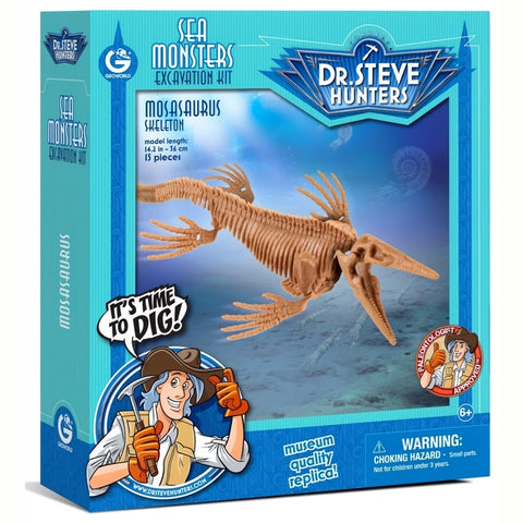 Mosasaurus - Sea Monsters Excavation Kit - Brain Spice