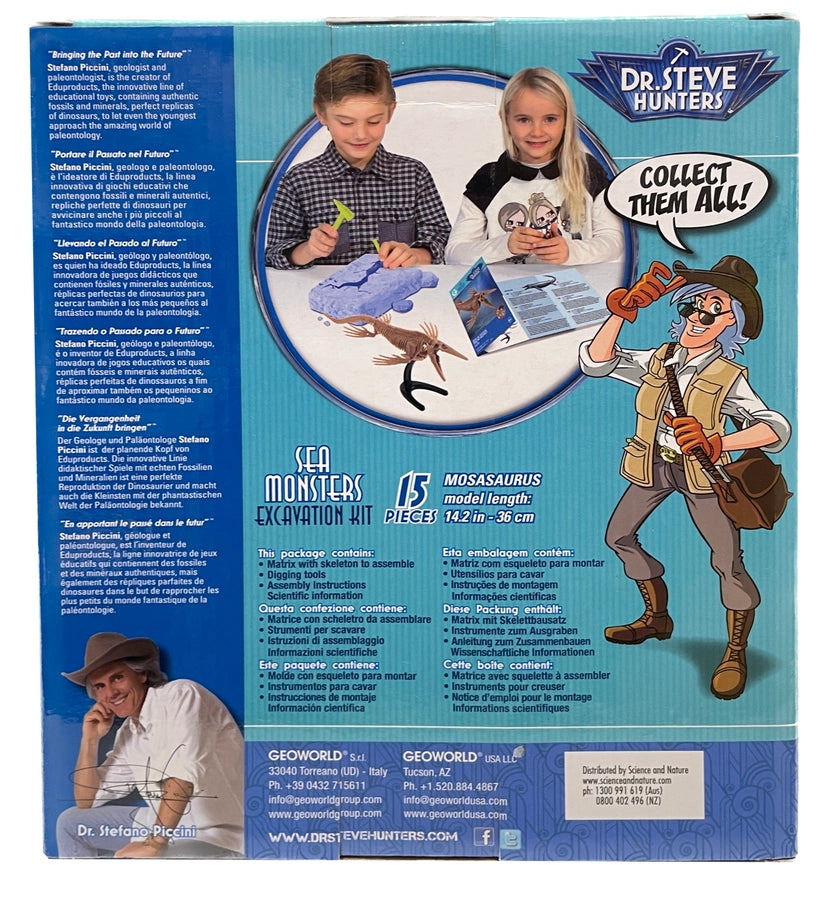 Mosasaurus - Sea Monsters Excavation Kit - Brain Spice