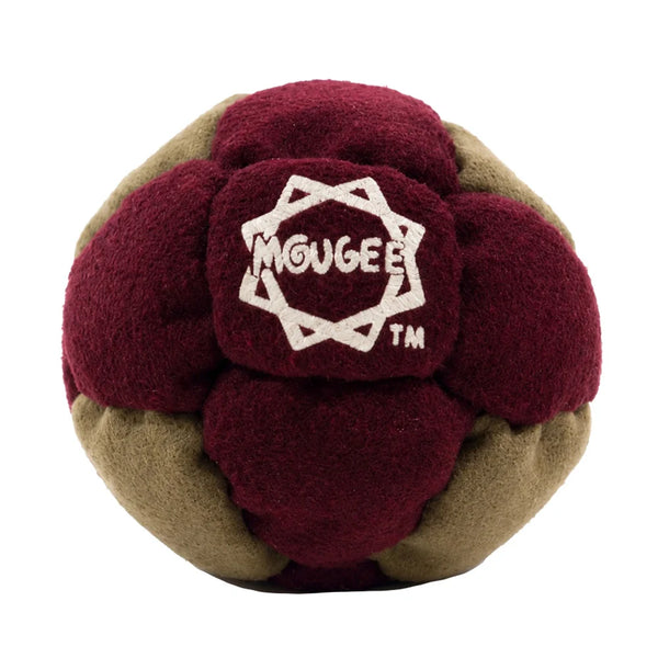 Mougee Sack Footbag - Amara Suede - 14 Panel - Sand or Pellet Filled Foot Bag - Brain Spice