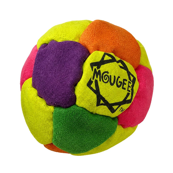Mougee Sack Footbag - Amara Suede - 14 Panel - Sand or Pellet Filled Foot Bag - Brain Spice