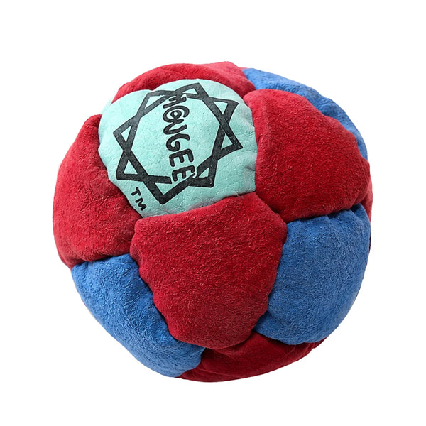 Mougee Sack Footbag - Amara Suede - 14 Panel - Sand or Pellet Filled Foot Bag - Brain Spice
