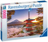 Mount Fuji Cherry Blossom View - Jigsaw 1000pc - Brain Spice