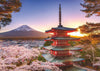 Mount Fuji Cherry Blossom View - Jigsaw 1000pc - Brain Spice