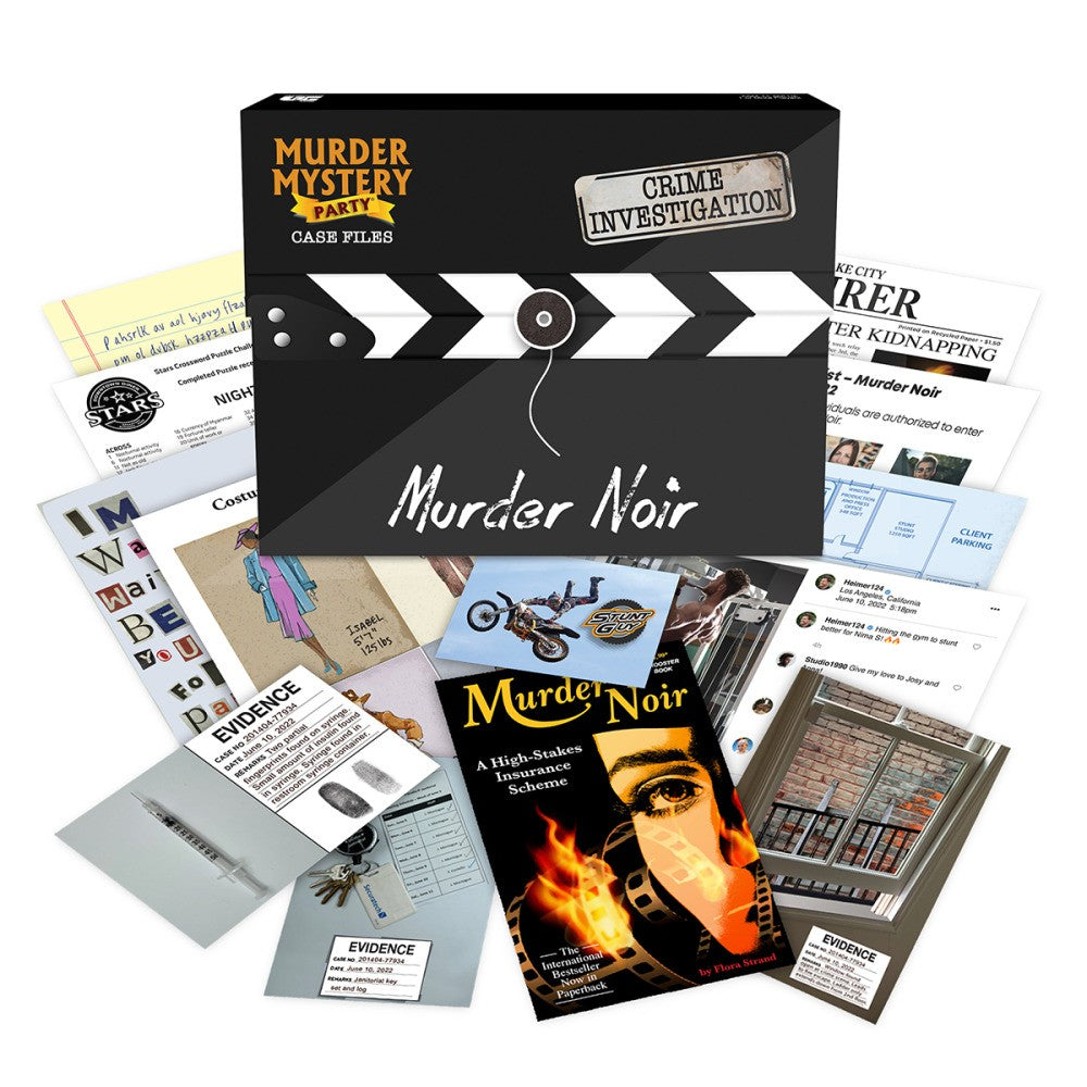Murder Noir - Murder Mystery Case Files - Brain Spice