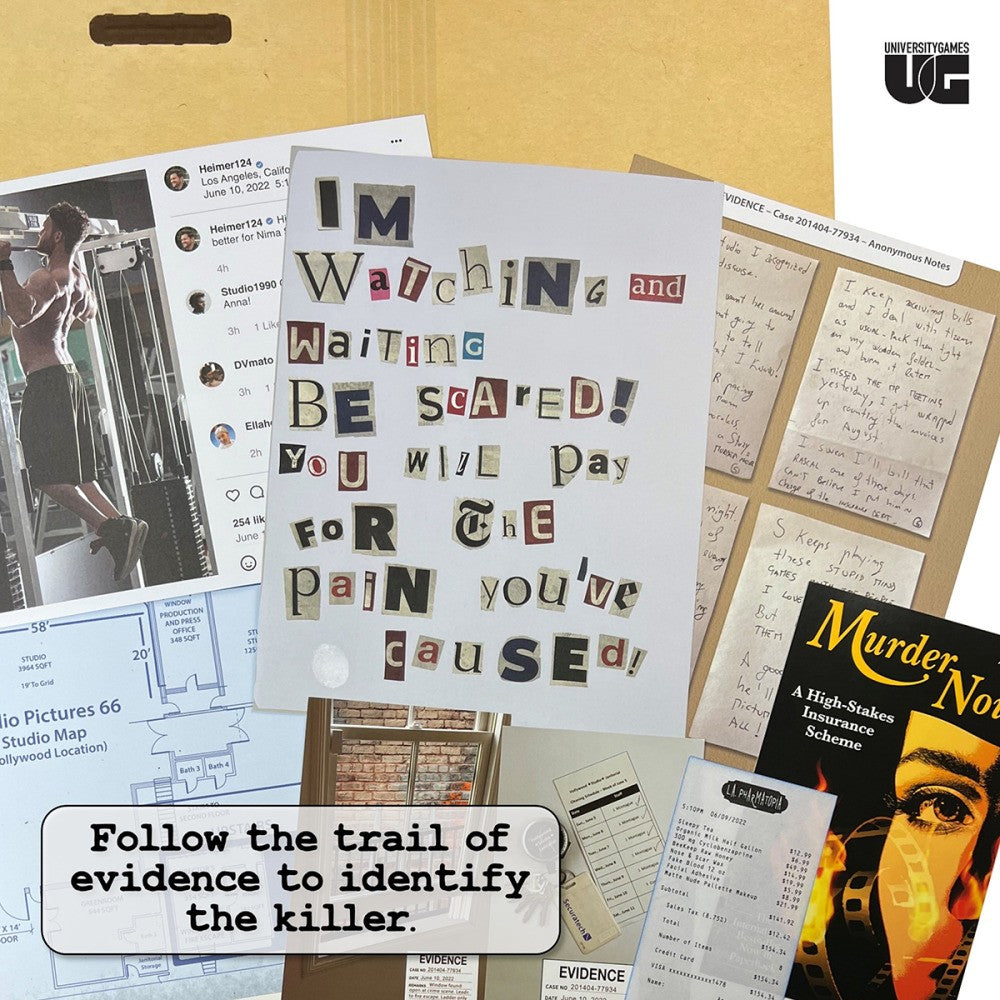 Murder Noir - Murder Mystery Case Files - Brain Spice