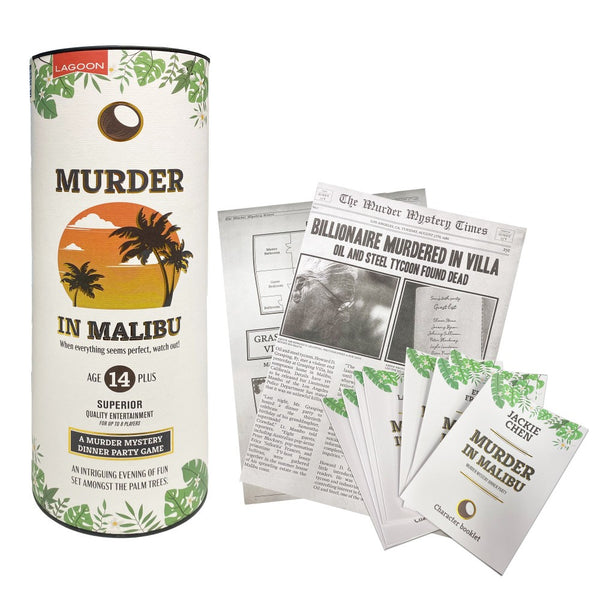 Murder in Malibu Murder Mystery - Brain Spice