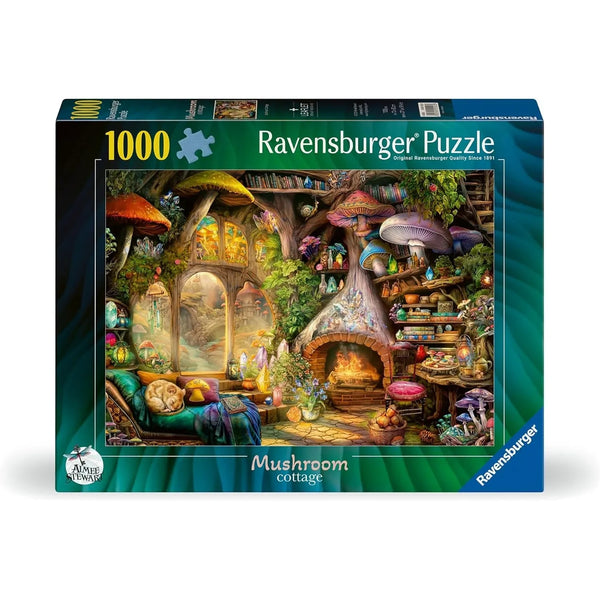 Mushroom Cottage - Jigsaw 1000pc - Brain Spice