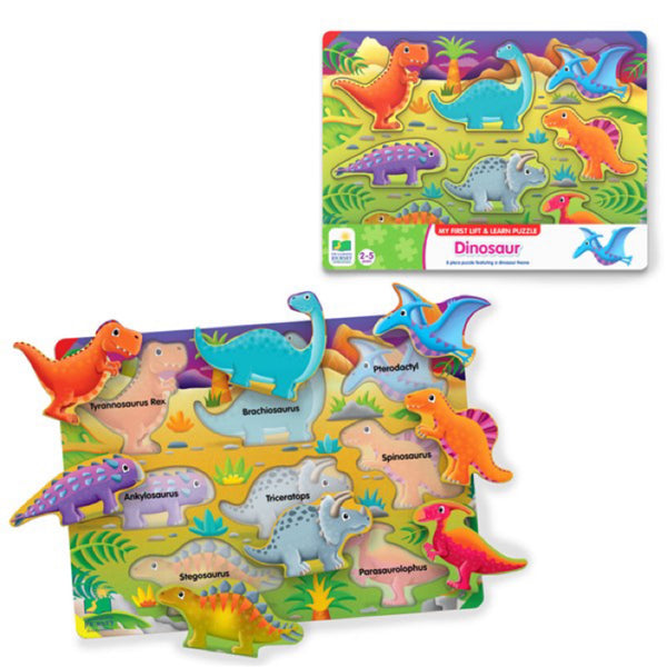 My First Lift & Learn Puzzle Dinosaurs - Brain Spice