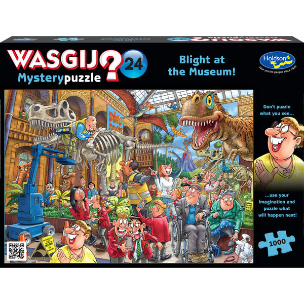 Mystery 24 Blight at the Museum - Wasgij - Jigsaw 1000pc - Brain Spice