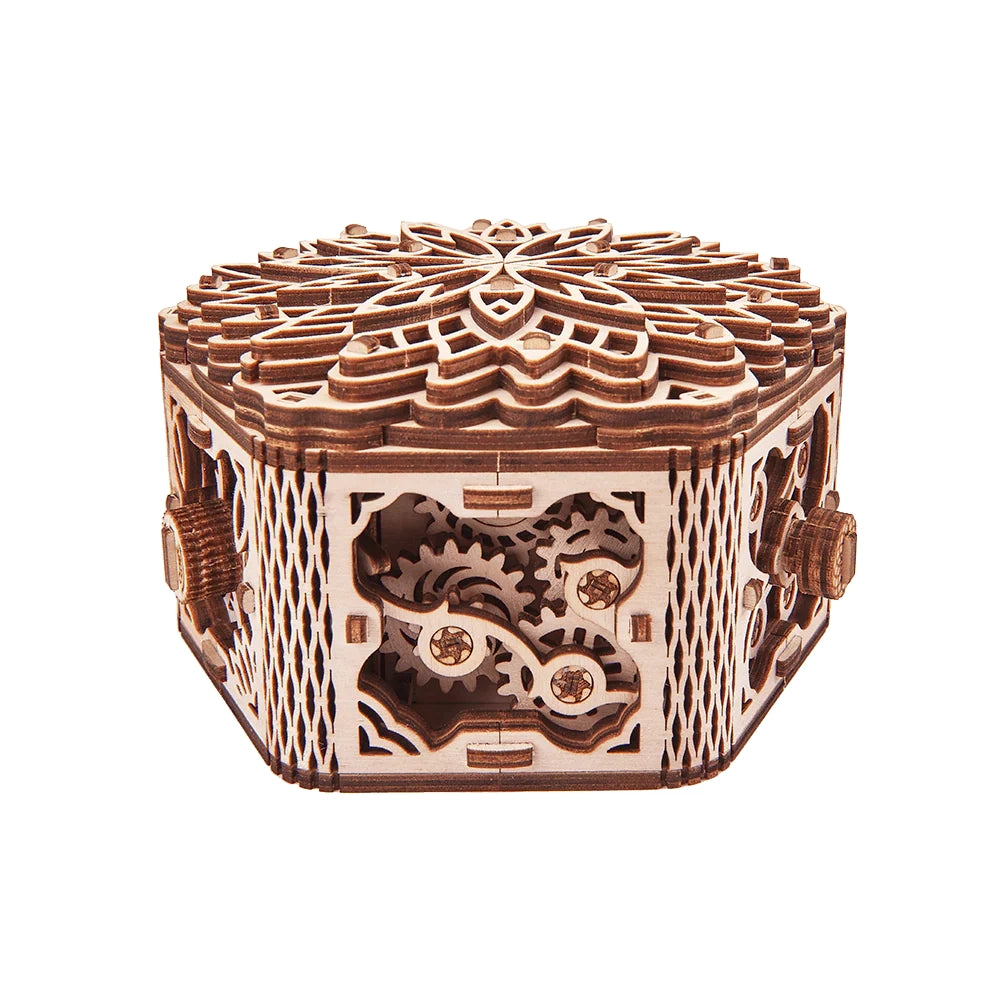 Mystery Flower - Wooden 3D Mechanical Model Kit - Brain Spice
