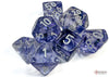 Nebula Black-White 7 Dice Set - Brain Spice