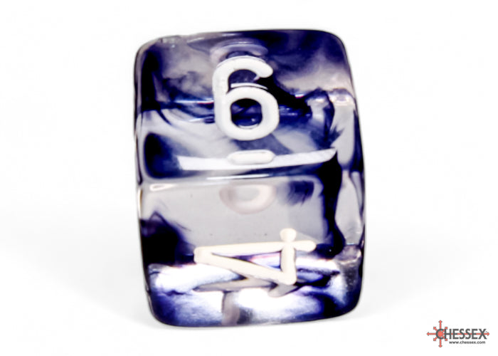 Nebula Black-White 7 Dice Set - Brain Spice