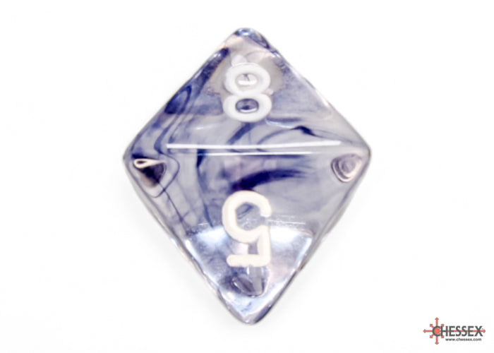 Nebula Black-White 7 Dice Set - Brain Spice