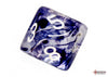 Nebula Black-White 7 Dice Set - Brain Spice