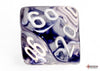Nebula Black-White 7 Dice Set - Brain Spice