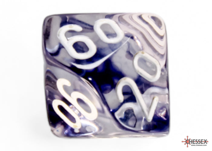 Nebula Black-White 7 Dice Set - Brain Spice