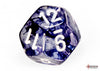 Nebula Black-White 7 Dice Set - Brain Spice