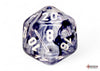 Nebula Black-White 7 Dice Set - Brain Spice