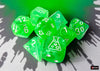 Nebula Gelatinous-White 7-Dice Set - Brain Spice